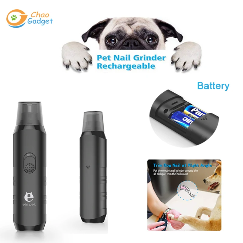 Батарея для собак кошек шлифовальный станок ногтей электрический триммер низкий