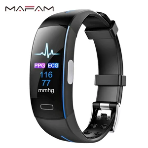 Смарт-часы MAFAM P3plus, ЭКГ, пульсометр, артериальное давление, P3A, удаленный уход, дисплей погоды, смарт-браслет, фитнес-трекер