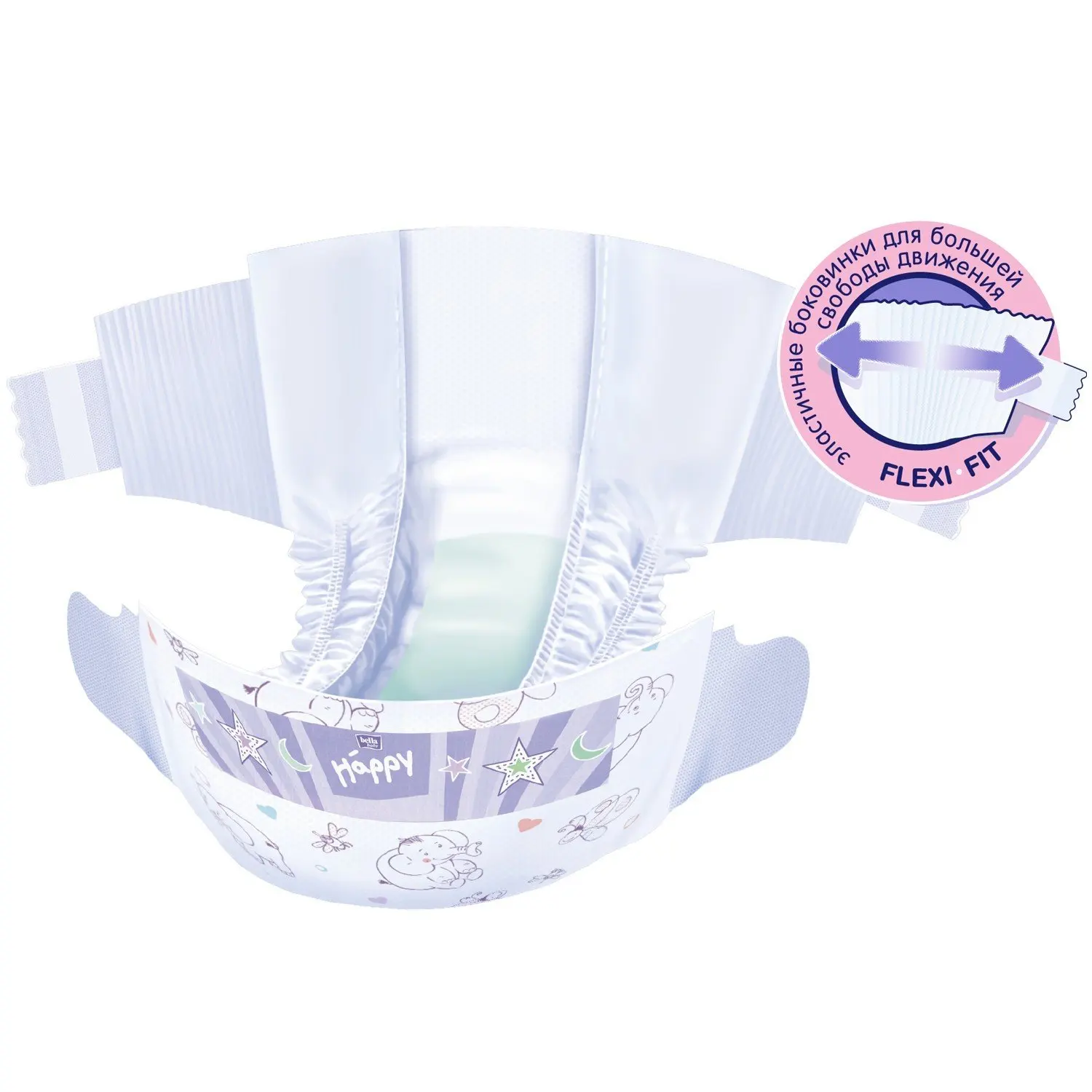 Подгузник Bella baby Happy Junior Extra 6 16+кг 1шт|Одноразовые подгузники| |