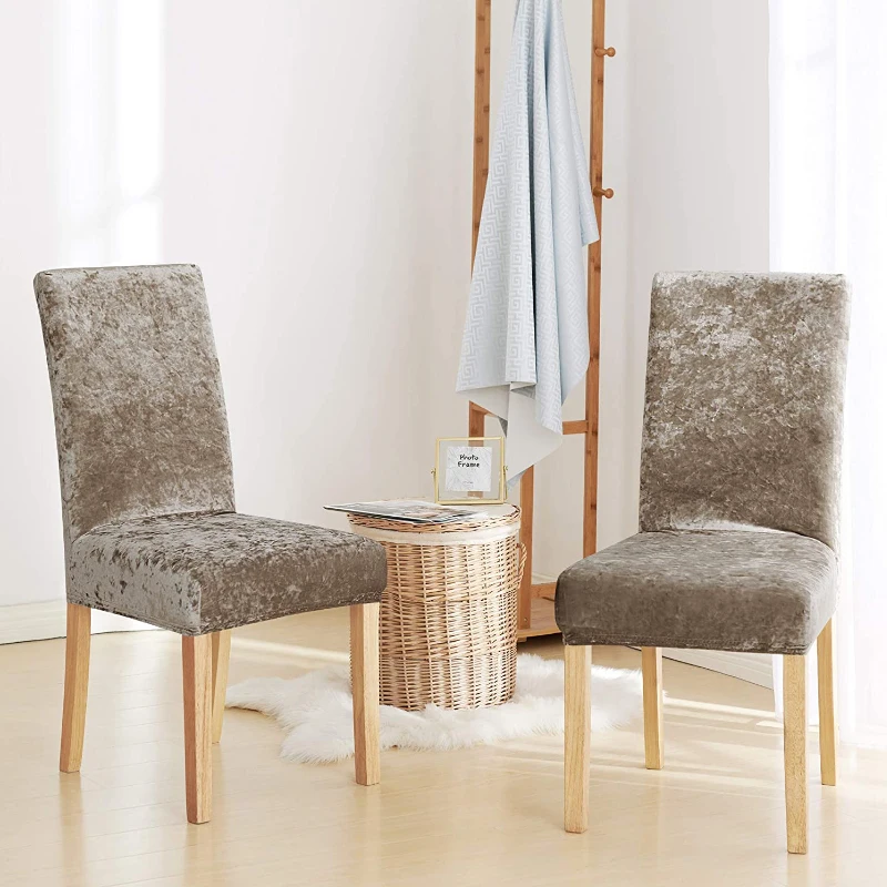 Роскошные мягкие бархатные чехлы на стулья плюшевые для свадьбы улицы вечерние