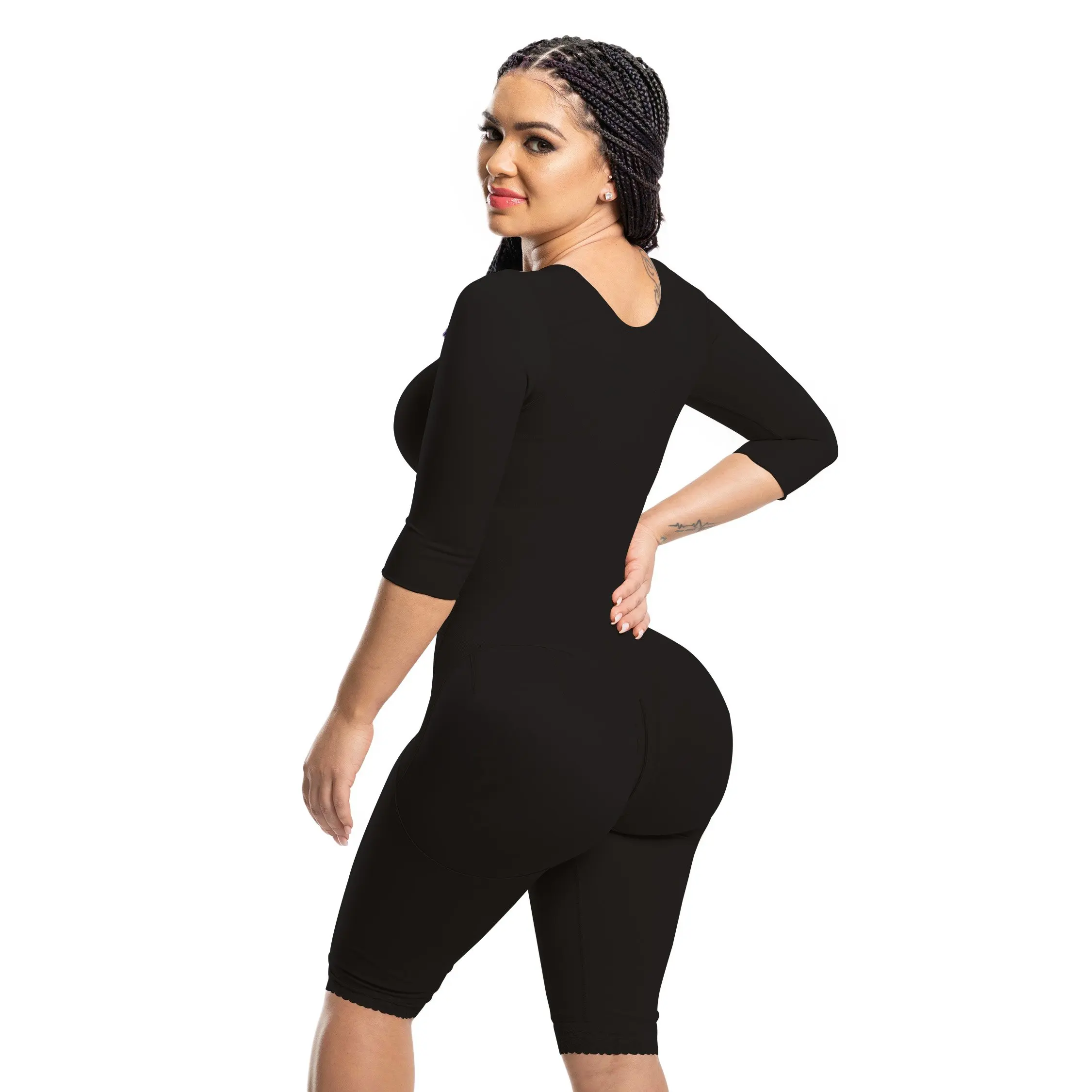 Full Body Shapers Faja Colombianas Postpartum Girdles Post Surgery Shapewear with Adjustable Hooks Tummy Control Buttlift Corset
