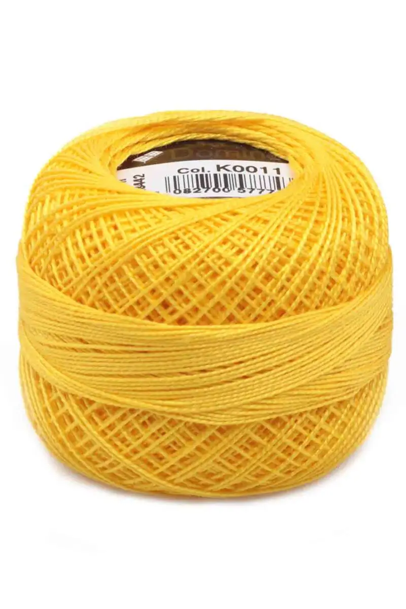 Вышивка крестиком Этамин Нить для пряжи домино из мерсеризованного хлопка Perle No