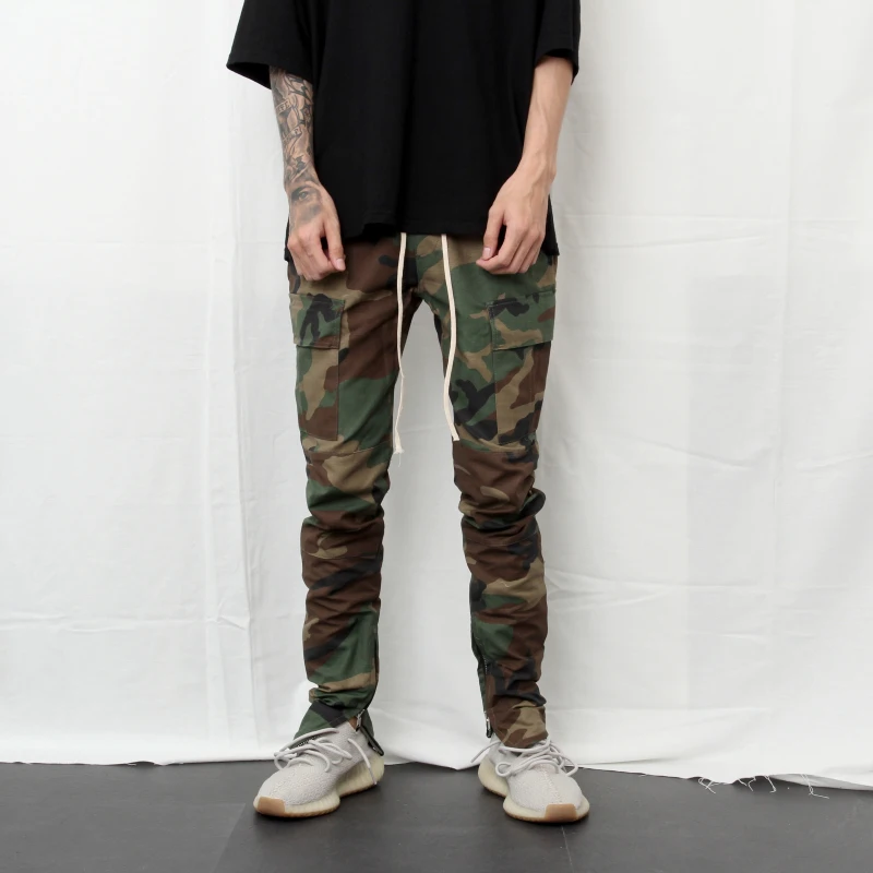 Мужские осенние военные тактические уличные брюки-карго модные камуфляжные