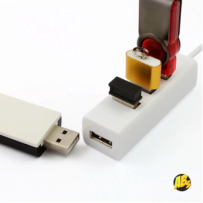 USB-хаб на 4 порта USB 2.0 480 мб/с для Windows и Mac настольные компьютеры ноутбуки