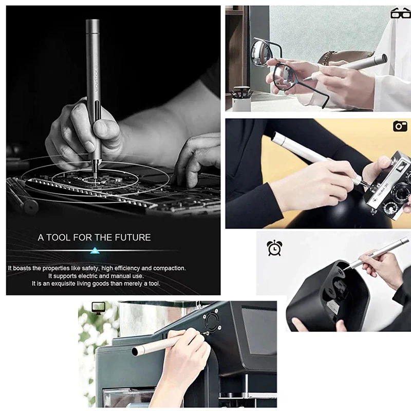 Набор электрических отверток Wowstick 1F + 69 в 1 для телефона ноутбука перезаряжаемая