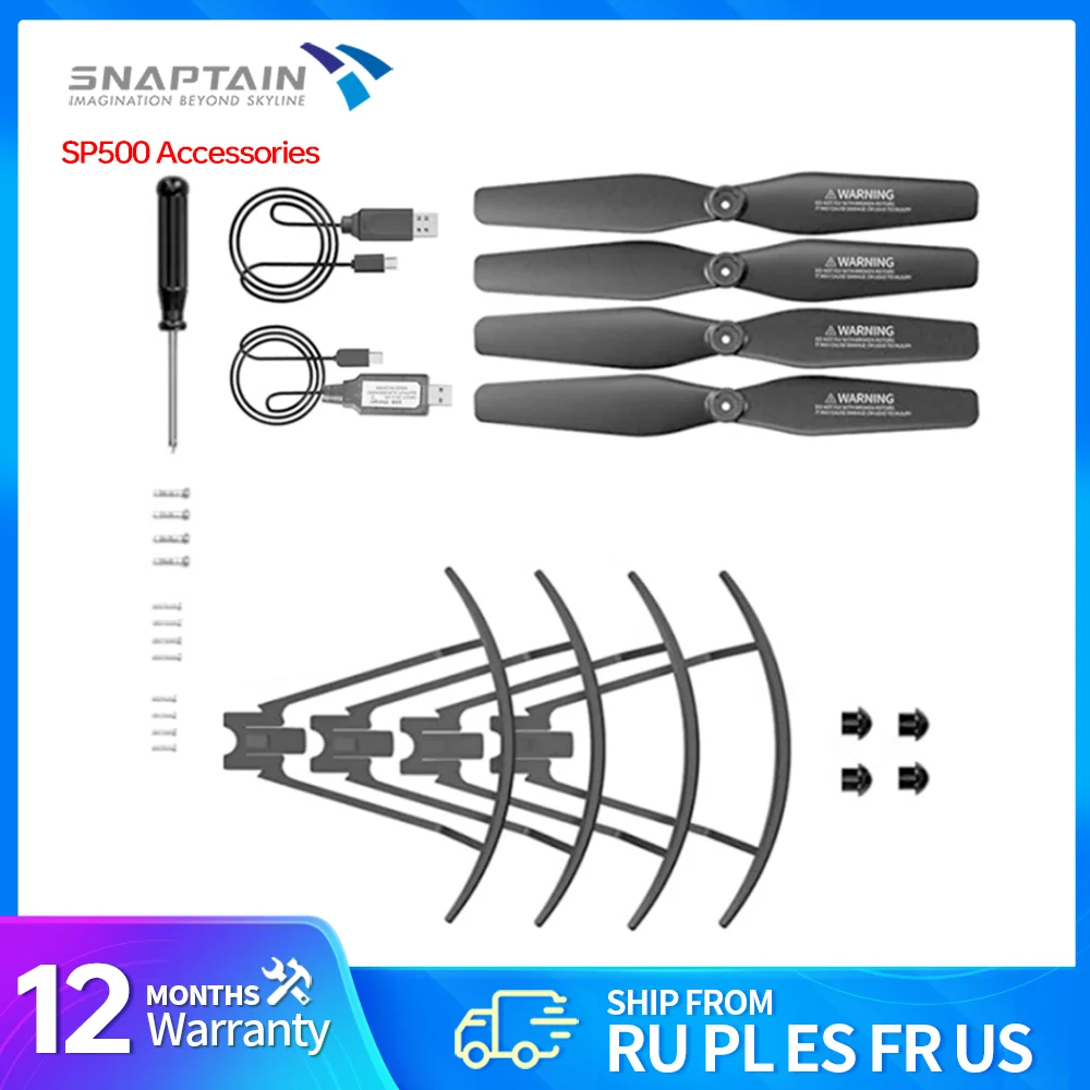 SNAPTAIN Drone SP500 Spare Parts Accessories GPS Battery 7.4V 1000mAh Modular Rechargeable Li-po 2PCS for | Электроника