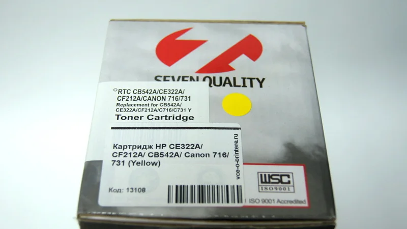 Cartridge ce322a/cf212a/cb542a/Canon 716/ 731 (yellow) for HP Color LaserJet cp1210/1215 compatible |