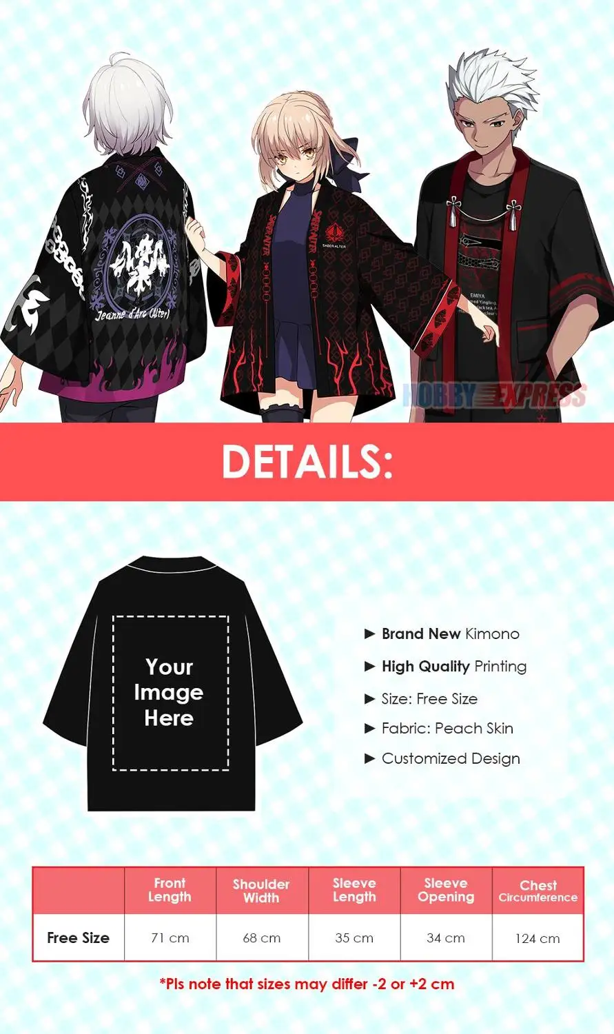 Традиционное кимоно из японского аниме на заказ экспресс доставка юката
