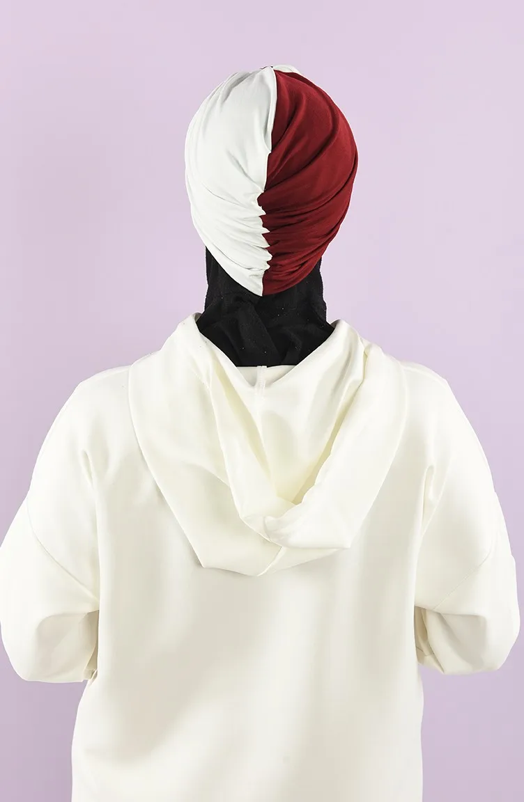 

2021 Two-Color Braid Hijab Caps Spring and Autumn Muslim Wrap Turban Cap Fashion Cotton Inner Hijabs Bonnet Ready to Wear