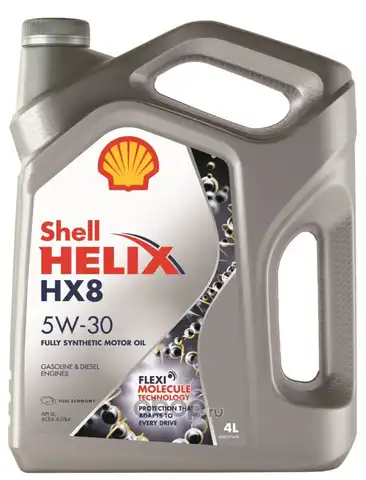 Масло моторное Shell Helix HX8 Synthetic 5W30 синтетическое 4 л 550046364
