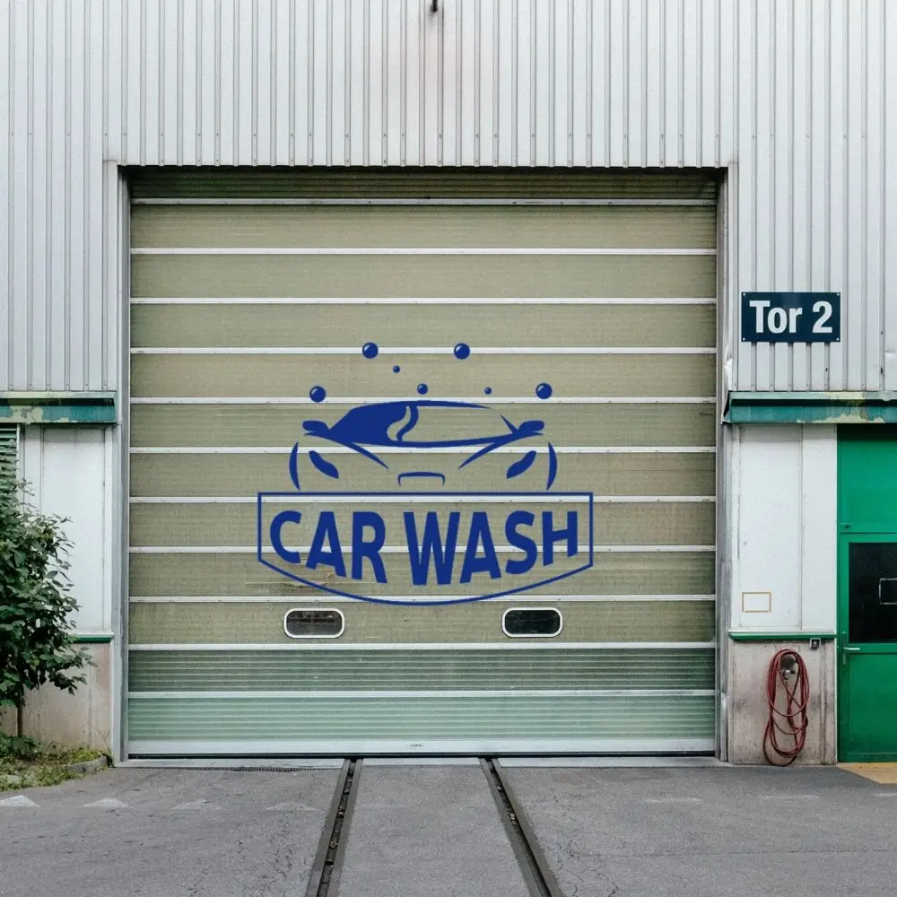 Декоративная наклейка на стену гаража A00993 | Дом и сад