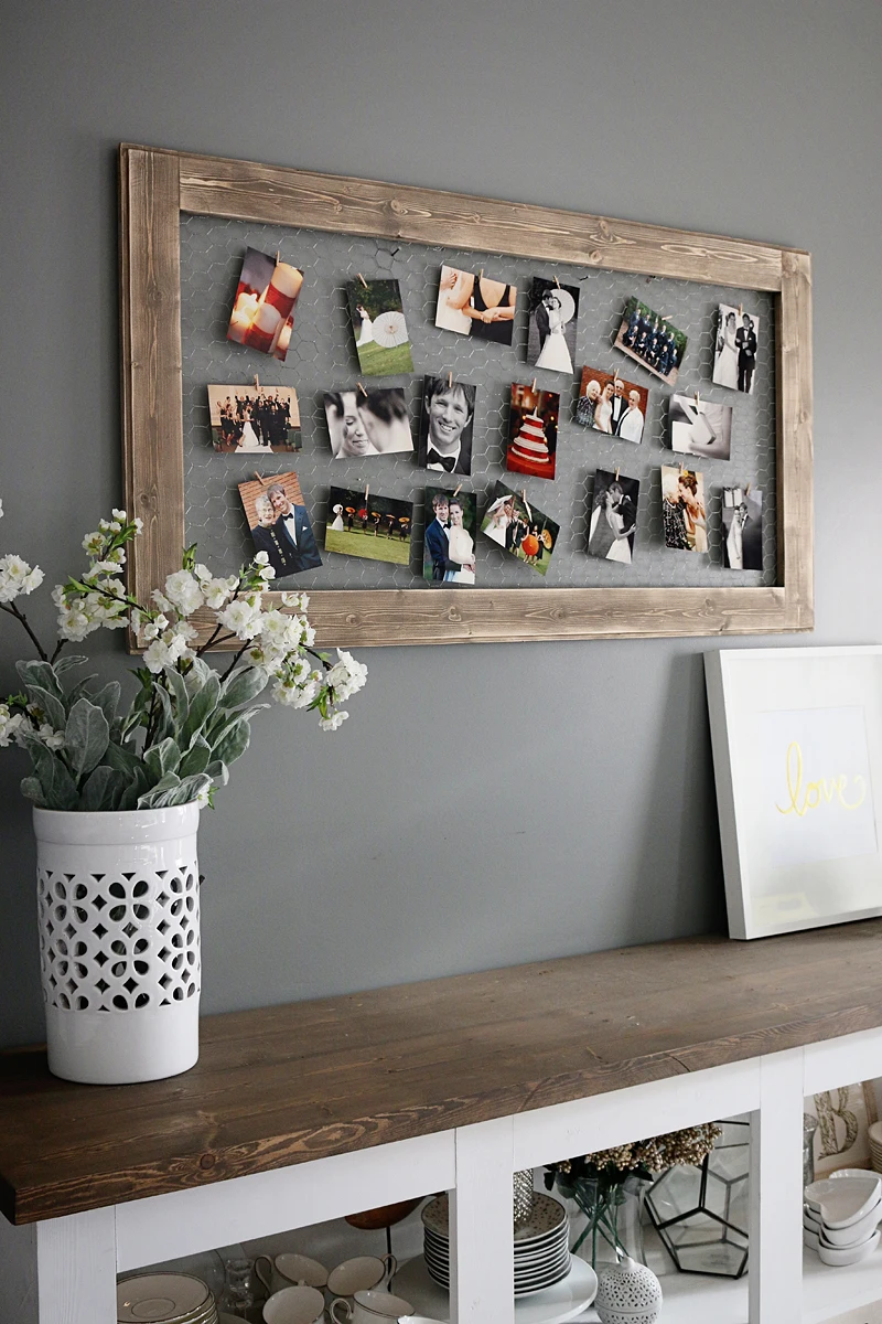 

Doğal Ahşap Fotoğraf Tutucusu & Memoboard
