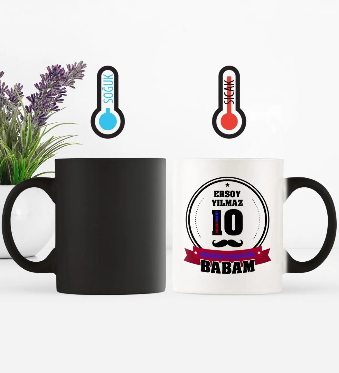 

Father's Day Custom My Fanatic Dad Magic Mug Cup-1
