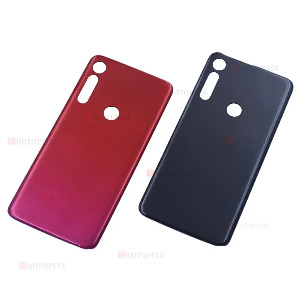 Новинка Крышка батарейного отсека для Motorola Moto G8 Play Задняя стеклянная панель