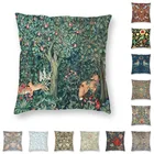 Fox And Hares от Вильяма Морриса, подушка, украшение для дома, чехол для дивана, цветочный текстильный рисунок чехол для подушки с Северными мотивами