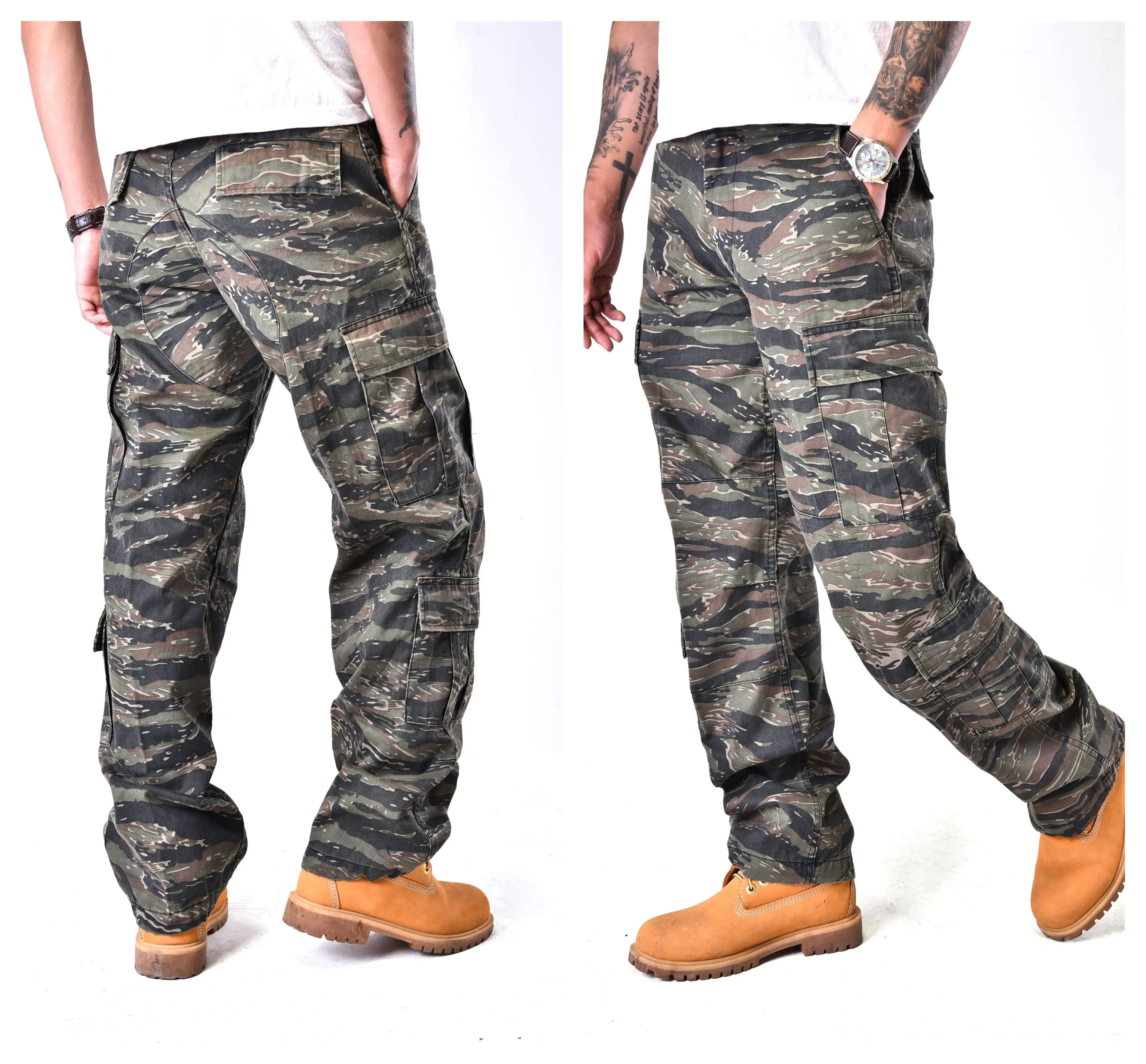 Мужские боевые военные тактические брюки с несколькими карманами повседневные
