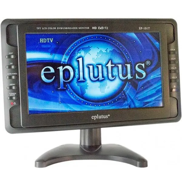 Портативный цифровой автомобильный телевизор Eplutus EP-101T DVB-T2 12V 10&quot |