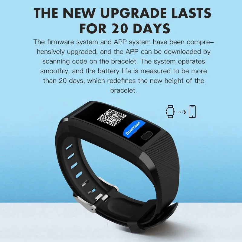 118 Plus умный Bluetooth браслет фитнес для здоровья трекер пульсометр мониторинг