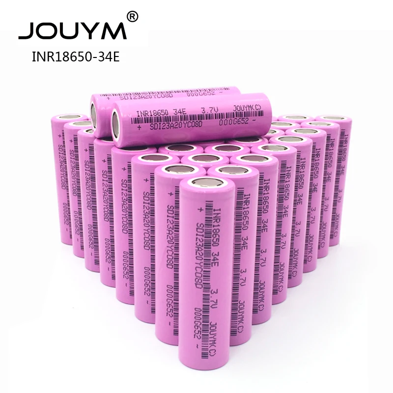 JOUYM новый литий ионный аккумулятор 3 7 в 18650 3400 мАч 30 А для фонариков инструментов и