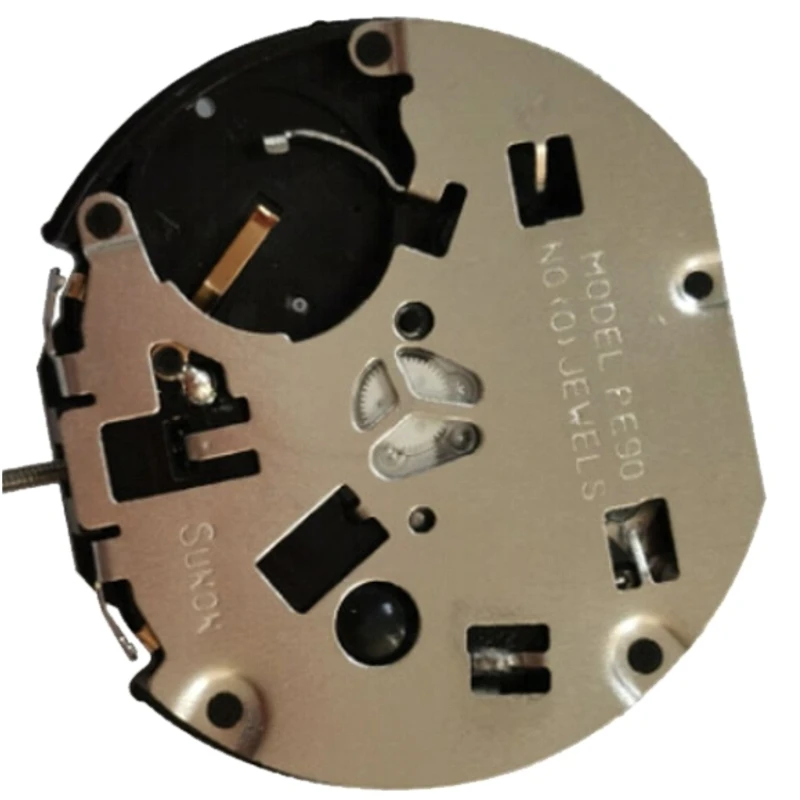 

Sunon PE90-03 Quartz Watch Movement Multi Function 6 Hands Date At 3:00 Overall Height 6.8mm, Outside Diameter: 12 3/4 Ligne or