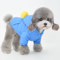 candy solid color dog warm shirt cute clothes soft comfortable costume coat puppy outfit breathable pet clothes