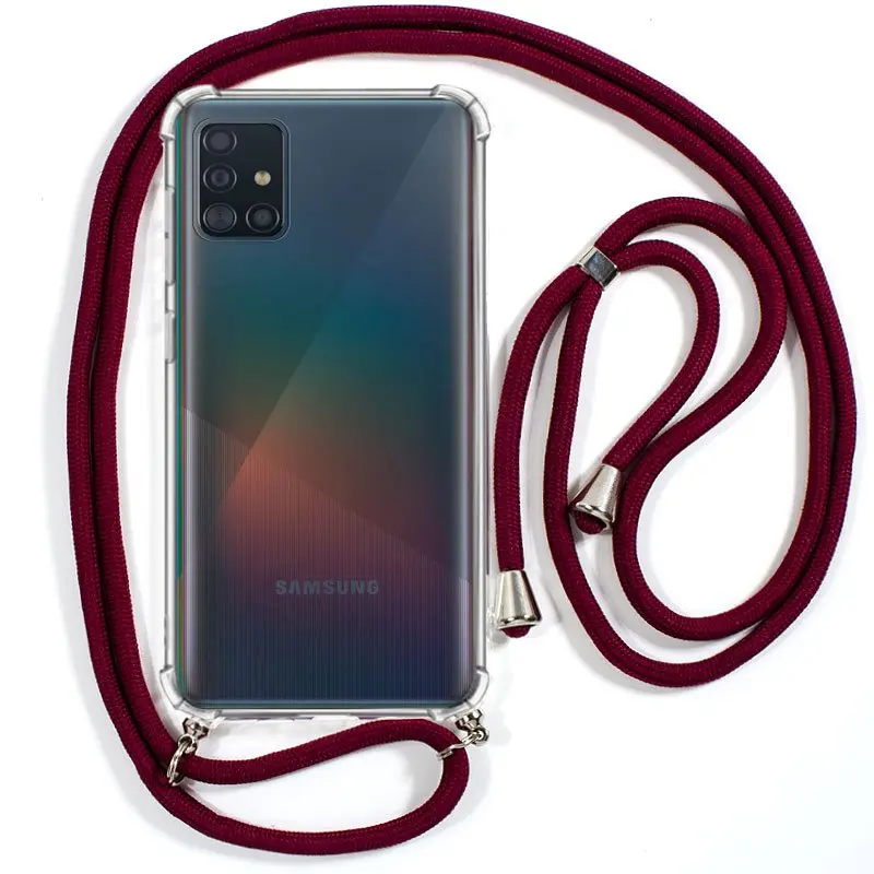 Чехол для Samsung A715 Galaxy A71 Cordon Garnet | Мобильные телефоны и аксессуары