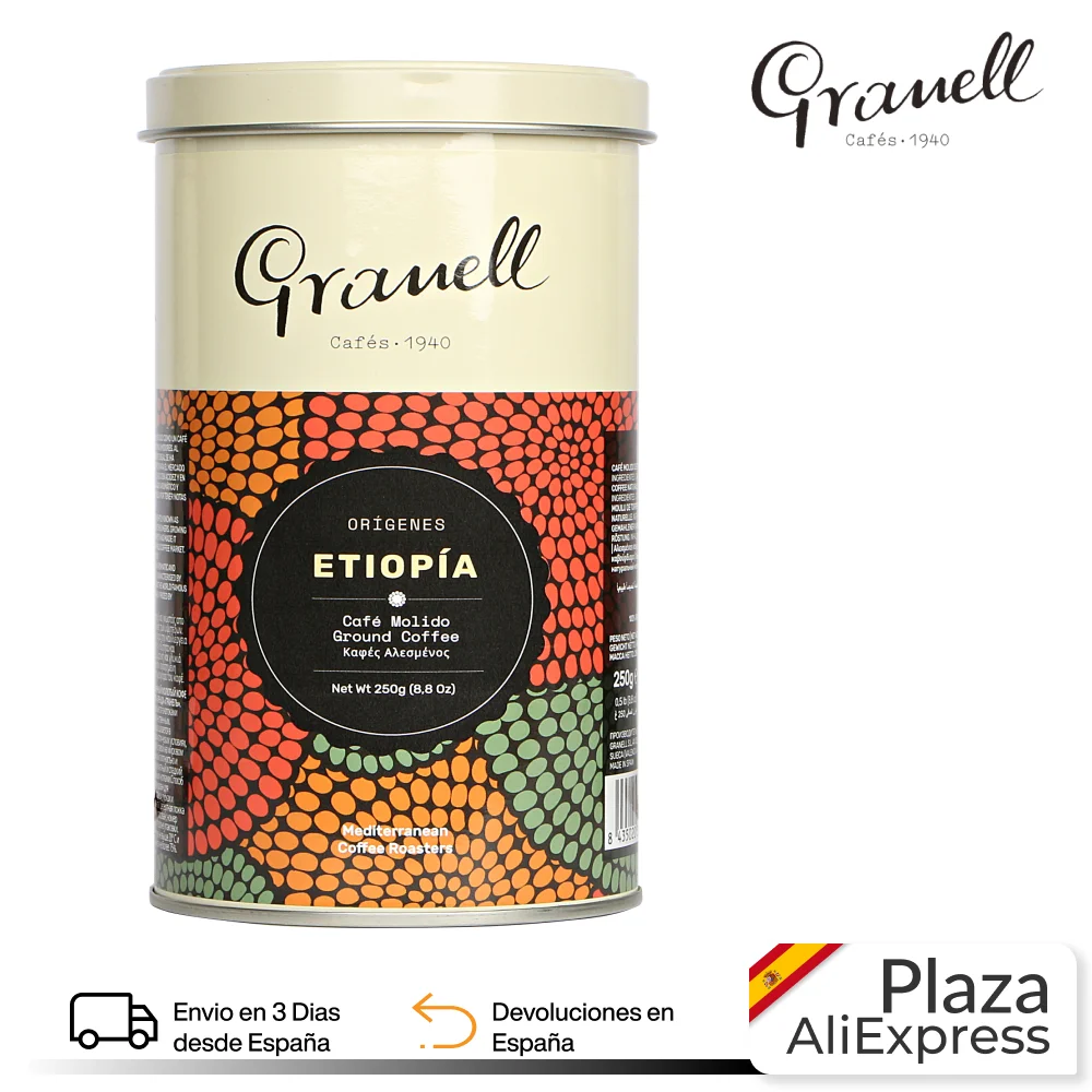 Granell-origins-Ethiopia | Ground coffee 100% Arabica-coffee rich in acidity and body-200 grams Продукты