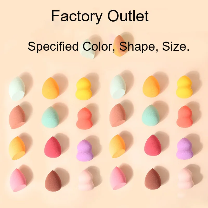 100PCS Makeup Sponge Cosmetic Puff Foundation Beauty Tool Cosmetic Blender Make-up Sponge Soft Puff