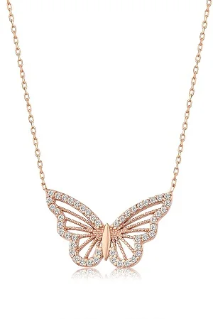 

Women's 925 Butterfly Necklace