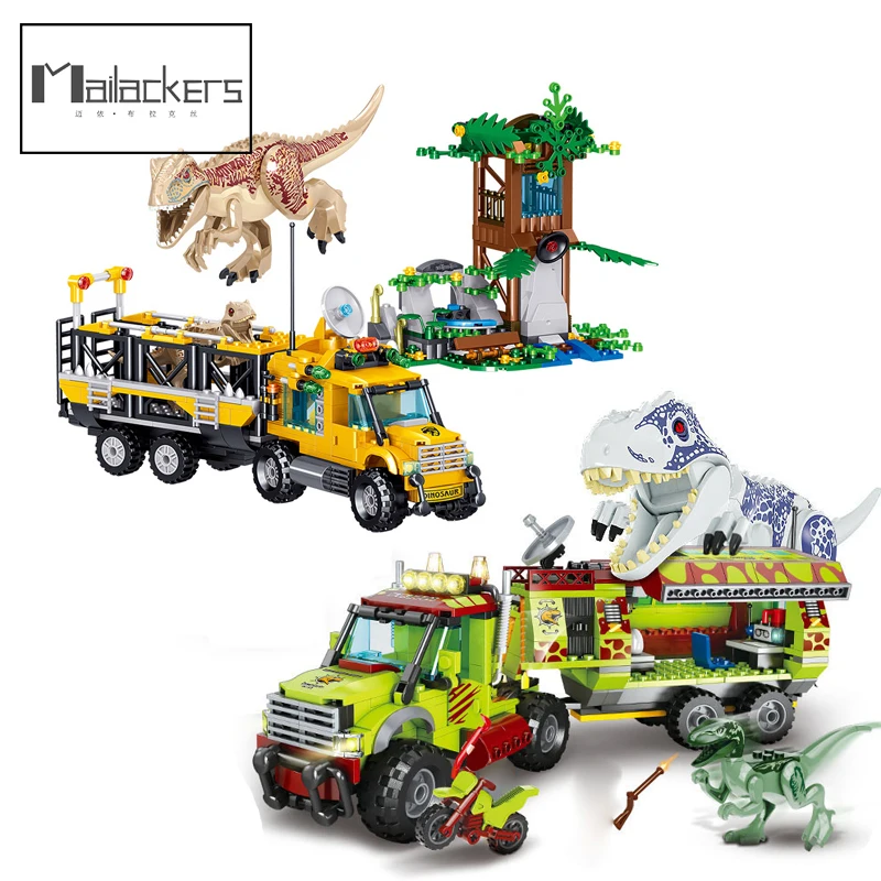 Конструктор Mailackers тираннозавр модель грузовика знаменитый фильм мир Юрского