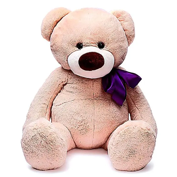 Мягкая игрушка Медведь Марк светлый 80 см игрушки от 20 до 50 мягкие | Игрушки и хобби