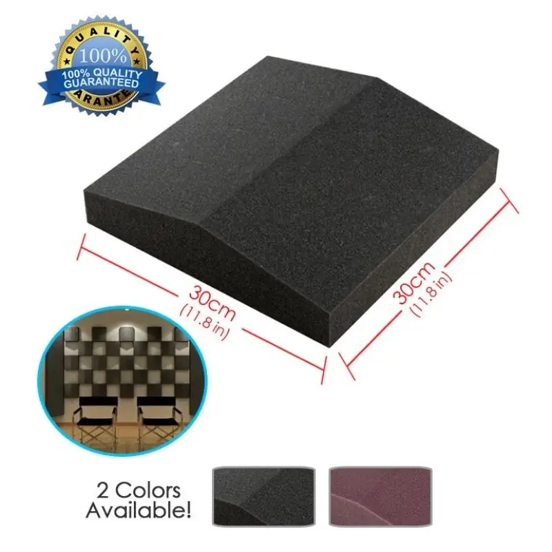 Arrowzoom 11," x 11,8" x 2," изоляция бар студия Звукопоглощающая Панель акустическая обработка пены