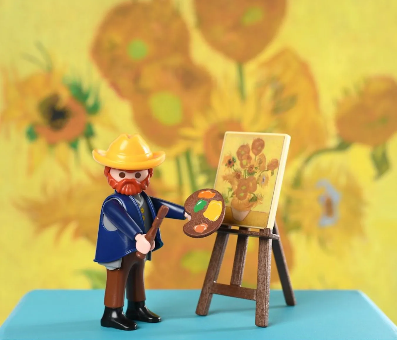 PLAYMOBIL 70686 VAN GOGH-эксклюзивные Подсолнухи, оригинал, клик, фамбил,  детские игрушки, игрушки для девочек, оригинальные подарки, коллекционер,  магазин, с коробкой - купить по выгодной цене | AliExpress