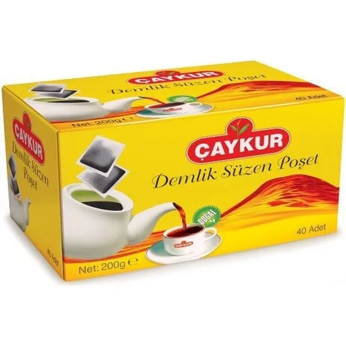

Çaykur Infuser Bag Tea 200GR 40 Pieces Infuser Bags With A Wonderful Drink FREE SHİPPİNG