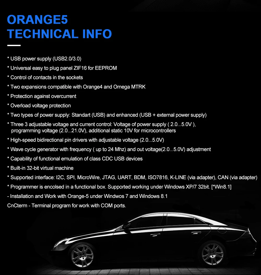 Orange5 программатор полный набор OEM оранжевый 5 программатор с полным адаптером и аппаратное обеспечение устройства+ Расширенная функция