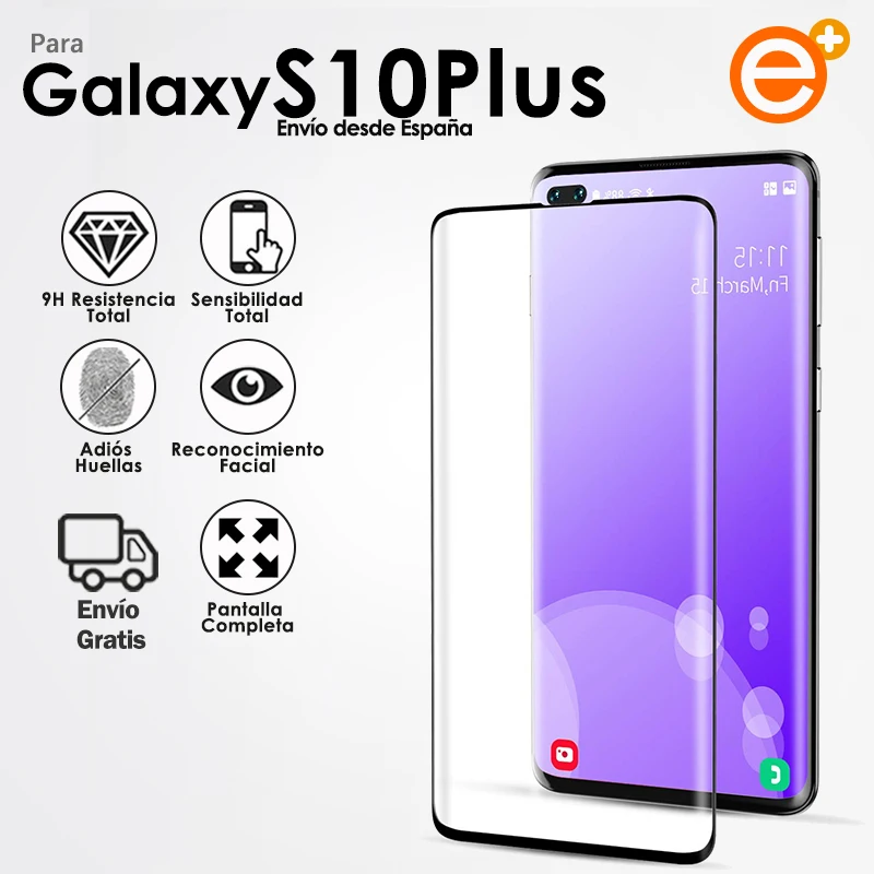 Полностью закаленное стекло для защиты экрана Samsung S7 8 Plus 9 S10 10e 10 Note |