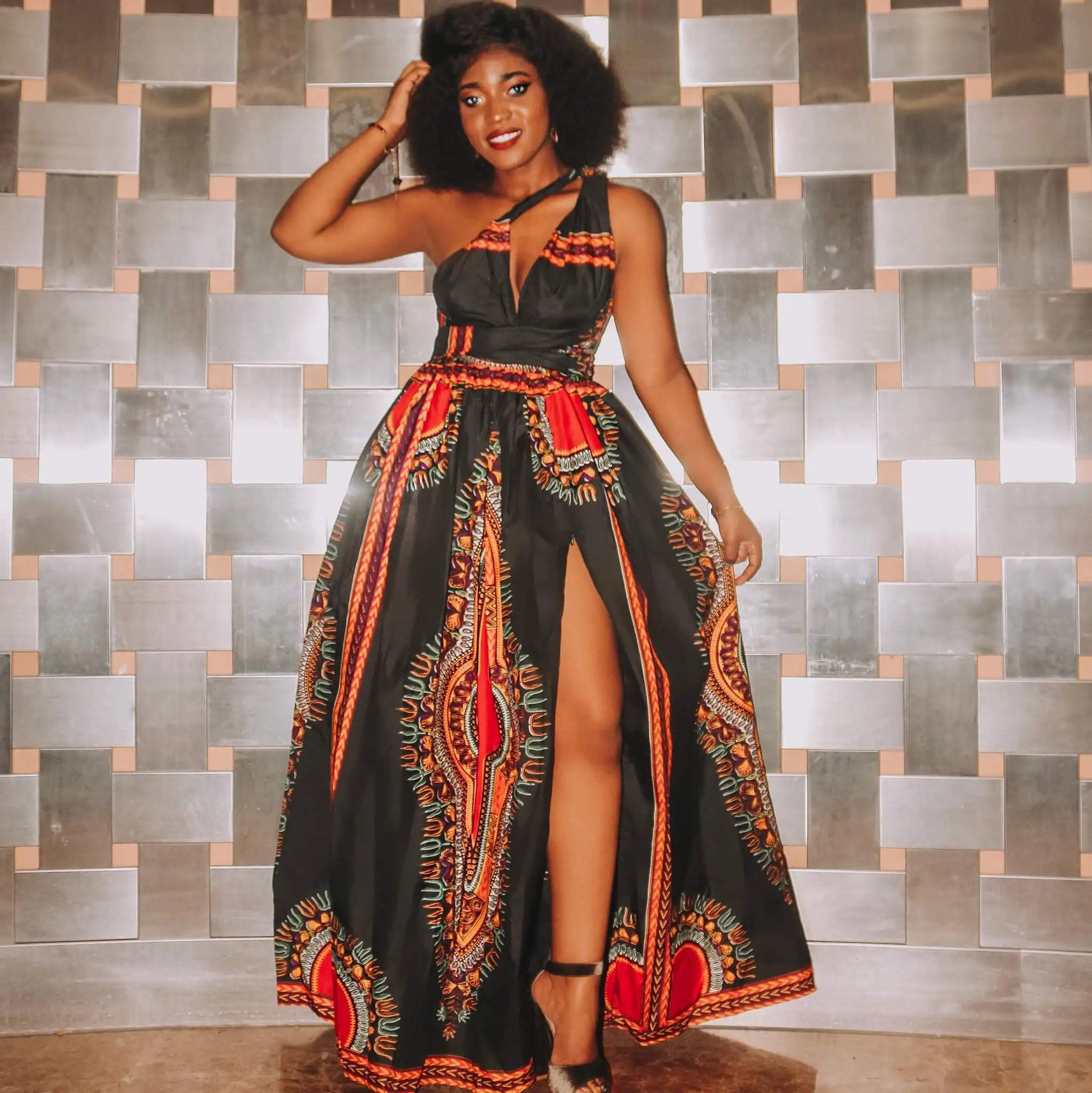 Африканские платья для женщин традиционное платье Дашики Африканское модное