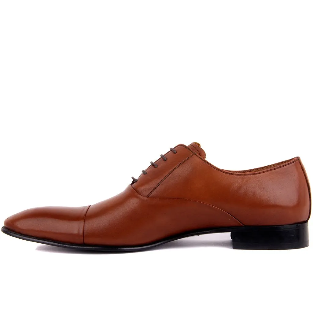 Sail Lakers-Tan Leather Men 'S Classic Shoes | Обувь
