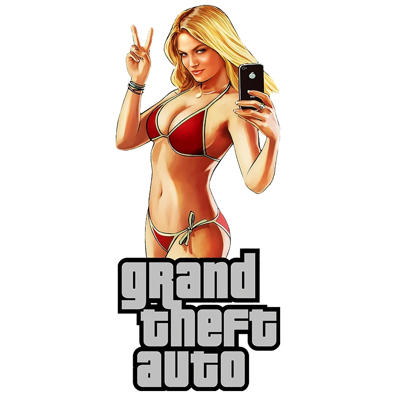 Автомобильные виниловые наклейки RuleMylife с логотипом Grand Theft из GTA Сан-Андреас для Bmw