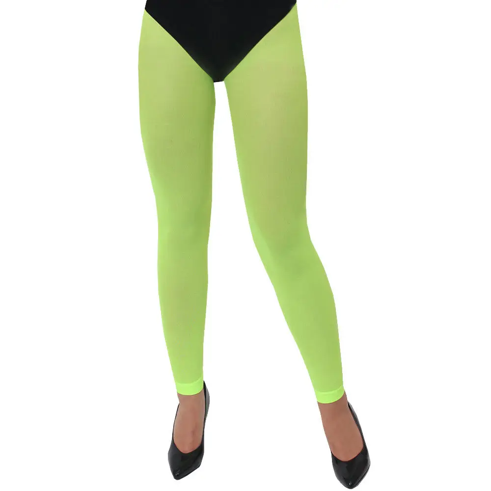 Женские неоновые колготки 80-х годов без ног в стиле диско RAVE HEN NIGHTS | Тематическая