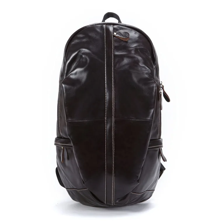 

New Men High Quality Luxury Cowhide Genuine Leather Woven Backpack Large Capacity Fashion Casual Travel Bag Business Laptop Bags