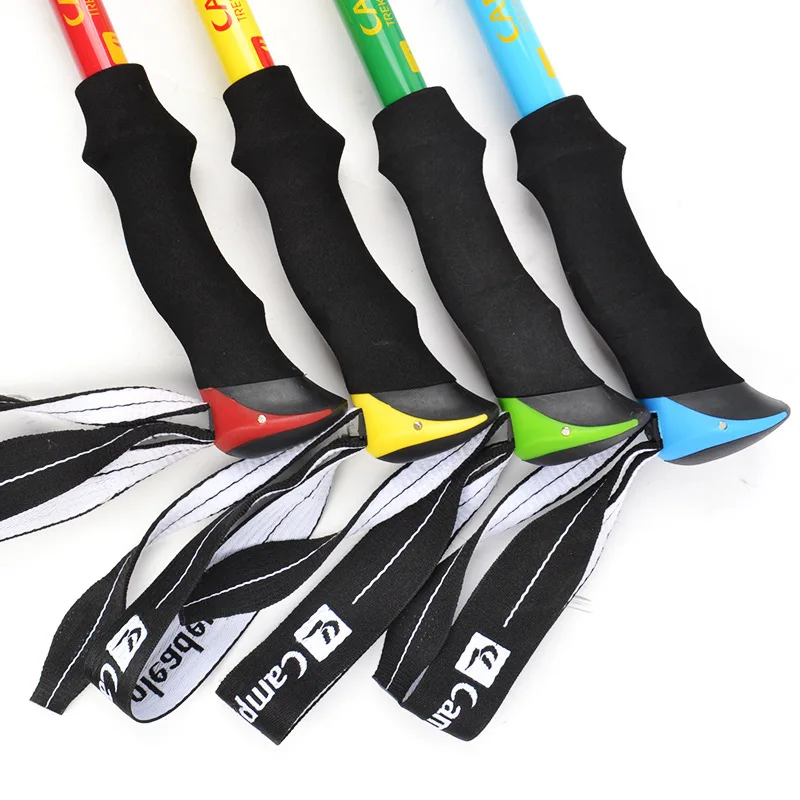 

Portable Outdoor Climbing Pole Ultralight Foldable Telescopic Hiking Trekking Walking Stick