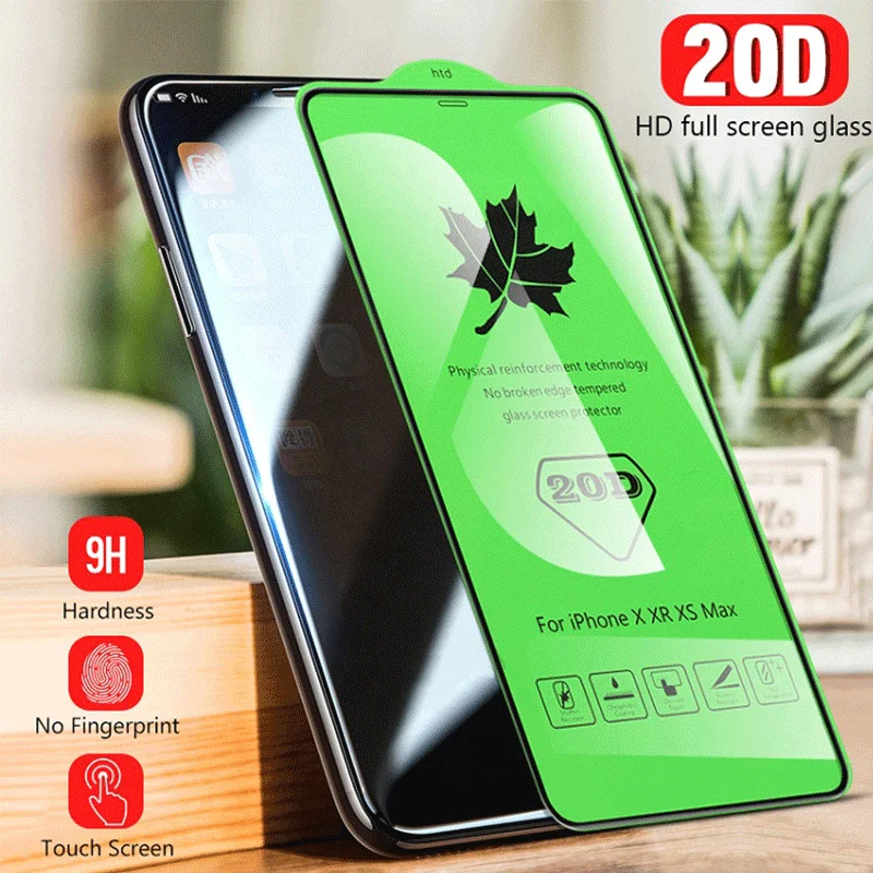 

Защитное стекло Eonline для iPhone 13Pro Max 7 8 12 XR X XS i11 20D, изогнутое закаленное стекло с полным покрытием, пленка для защиты экрана