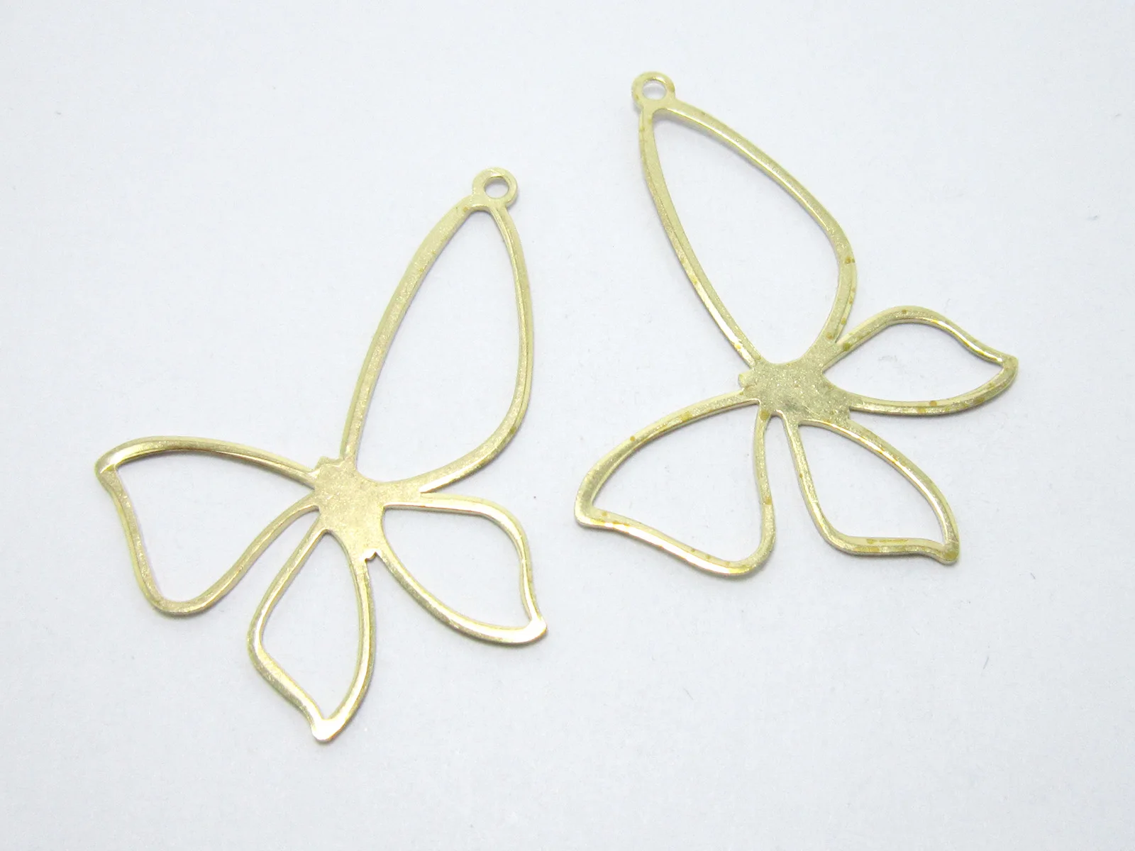 Подвеска в виде бабочки подвеска полой латунный Шарм для изготовления ювелирных