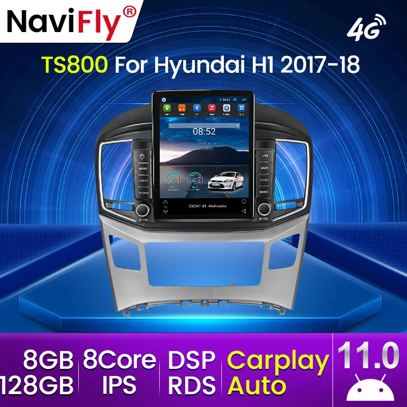 8G + 128G Android 11 автомобильный радиоприемник dvd-плеер стерео для Hyundai H1 Grand Starex 2015-2020