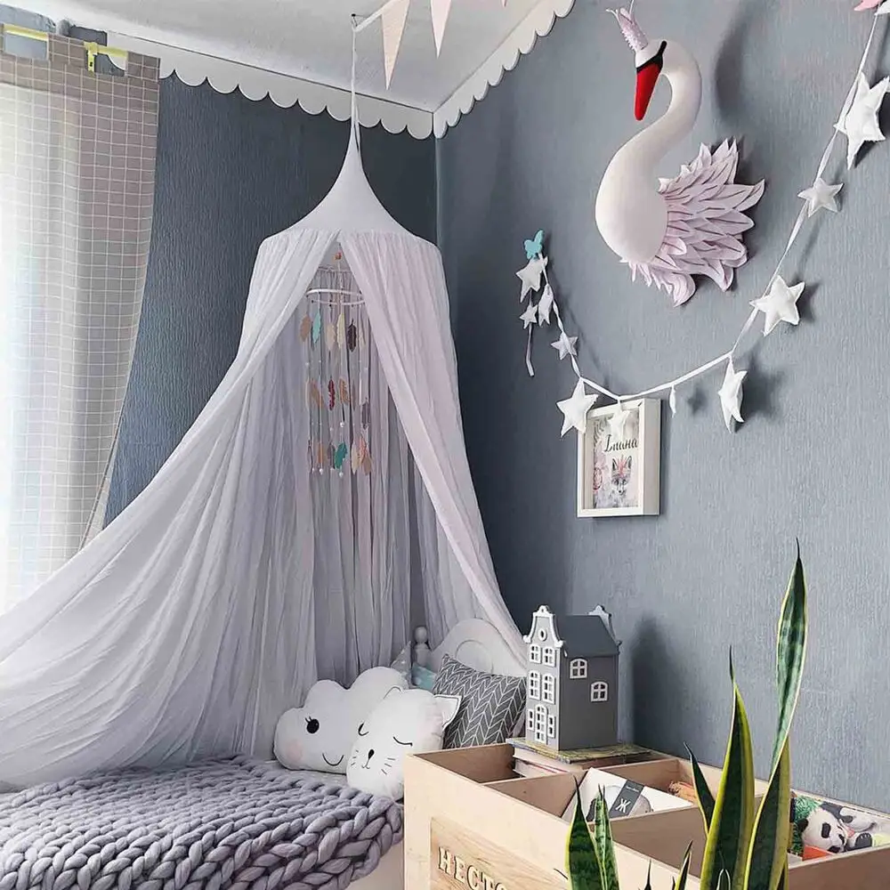 Tent, Kids Play Tent For Home And Nurseries Green-white-pink