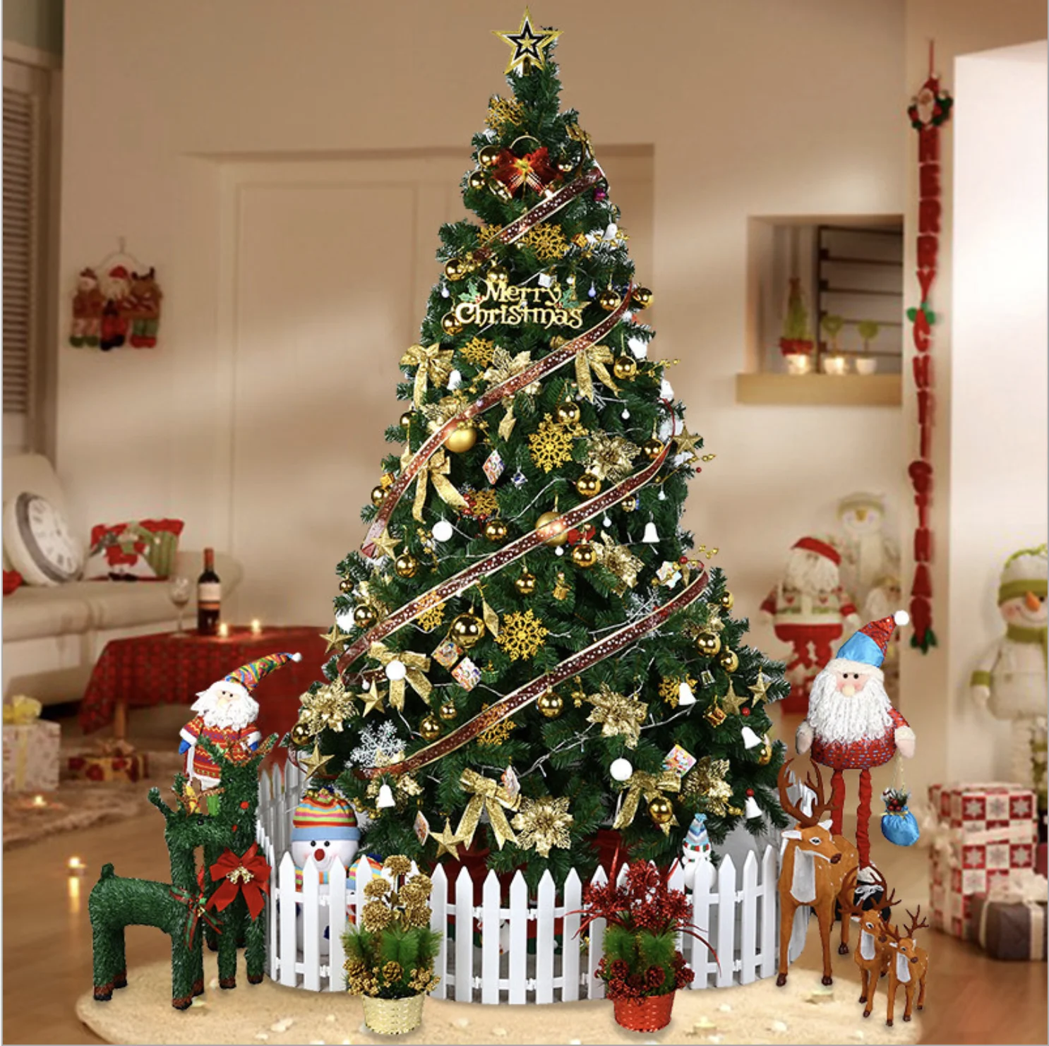 Красивая елка. Украшаем елку. Украшение елки на новый год. Как наряжают искусственную елку на новый год. Наряжаем елку.