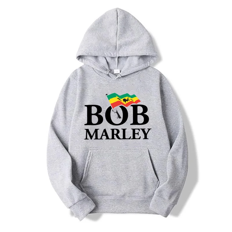 Bob Marley Printed Hoodie Mens Women Hooded  Clothing