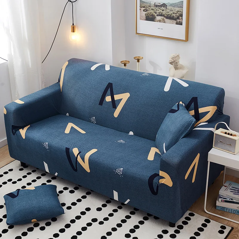 Геометрические чехлы современное кресло диванные секционные l-образные для