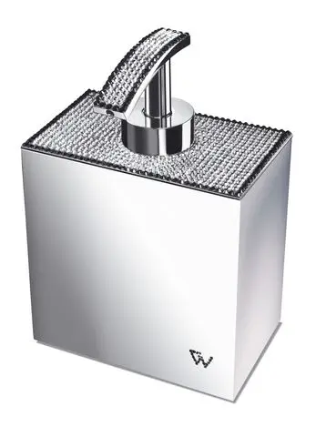 Дозатор для мыла настольный WINDISCH SHINE LIGHT 90512CR хром/swarovski 60х100 h150 | Строительство и